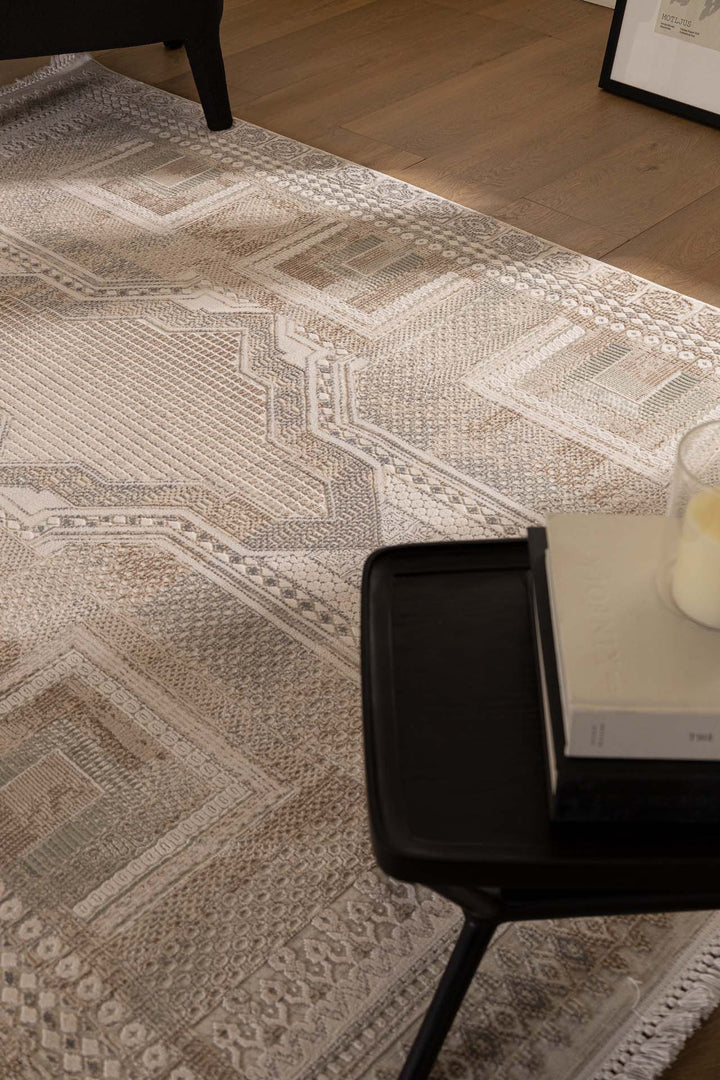 Vintage Χαλί Γκρι-Μπεζ Πολυεστερικό Allure Royal Carpet 2.00Χ2.90 (37601)