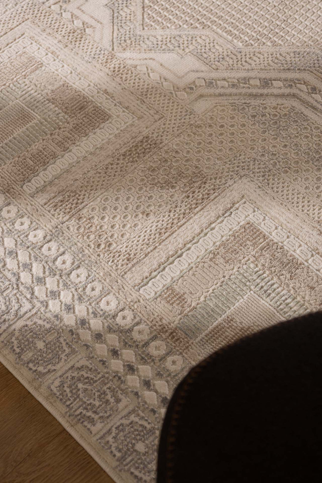 Vintage Χαλί Γκρι-Μπεζ Πολυεστερικό Allure Royal Carpet 2.00Χ2.50 (37601)
