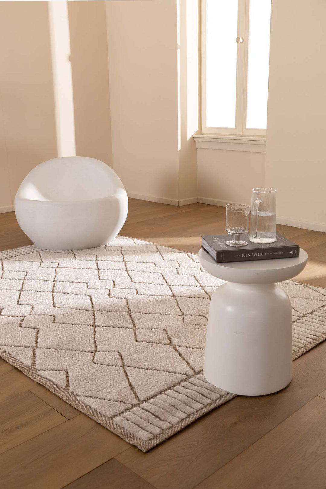 Μοντέρνο Χαλί Μπεζ-Εκρού Desert Royal Carpet 160X230 (40403 051)