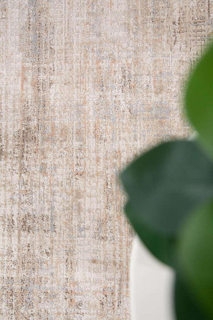 Μοντέρνο Χαλί Μπεζ/Μπλε Πολυεστερικό Mona Royal Carpet 160Χ230 (415 BEIGE/BLUE)