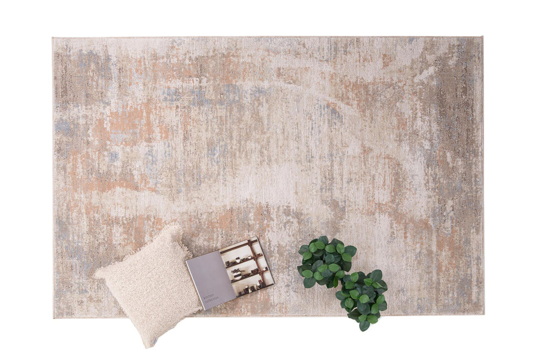 Μοντέρνο Χαλί Μπεζ Πολυεστερικό Mona Royal Carpet 160Χ230 (419 BEIGE/PUDRA)