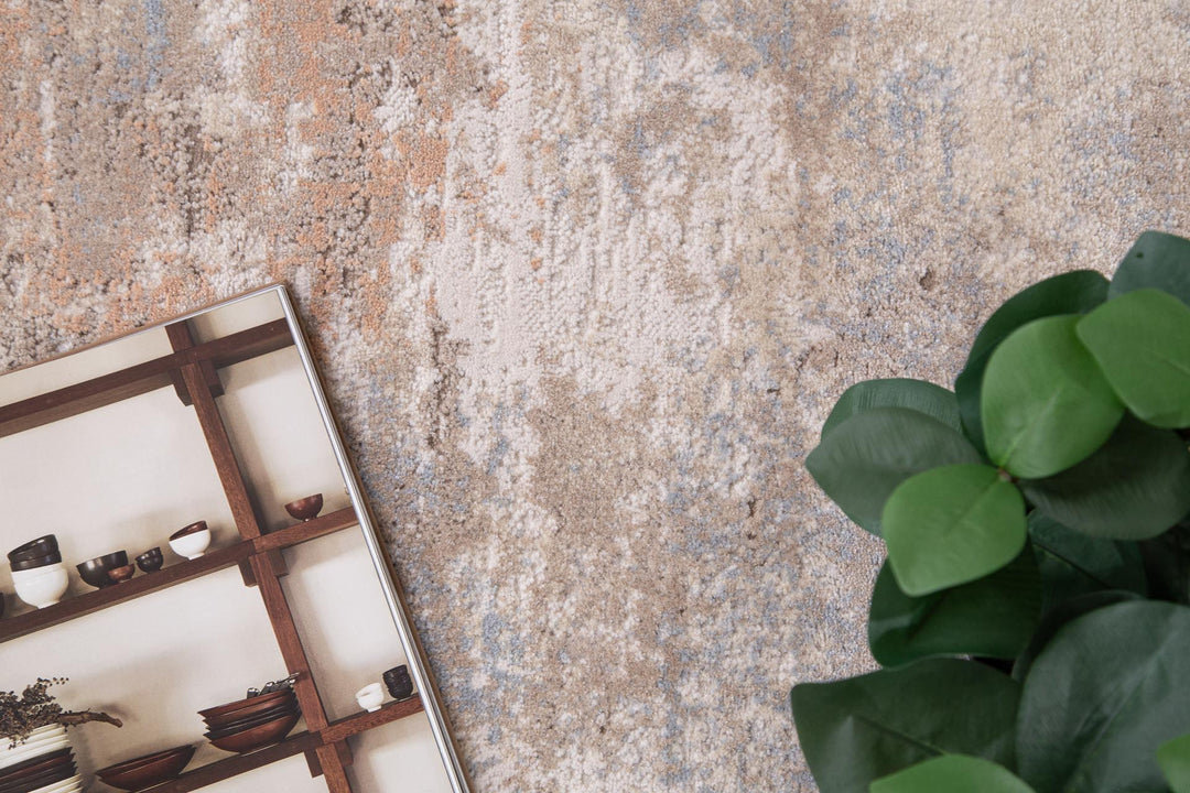 Μοντέρνο Χαλί Μπεζ Πολυεστερικό Mona Royal Carpet 160Χ230 (419 BEIGE/PUDRA)
