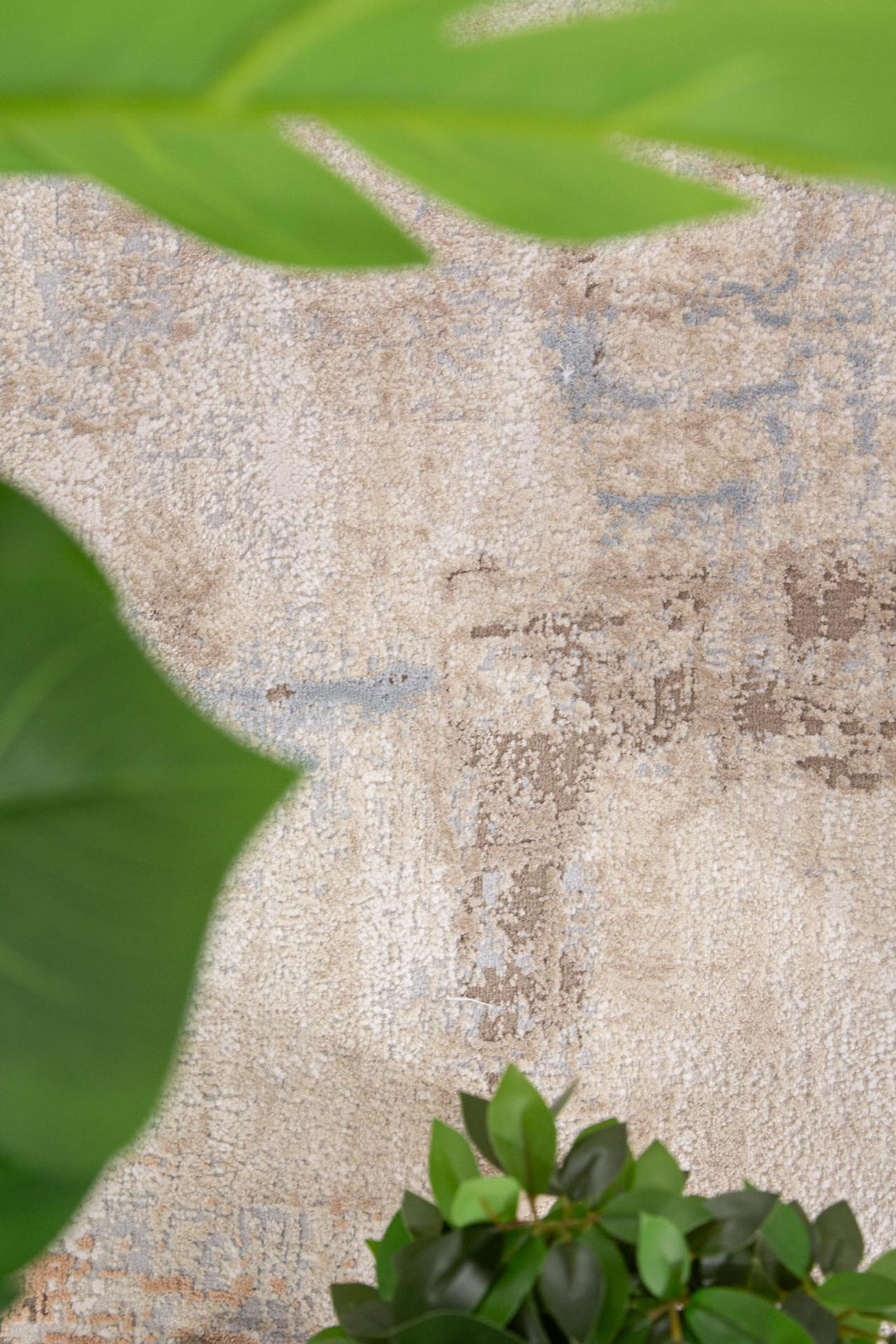 Μοντέρνο Χαλί Μπεζ/Μπλε Πολυεστερικό Mona Royal Carpet 160Χ230 (420 BEIGE/BLUE)