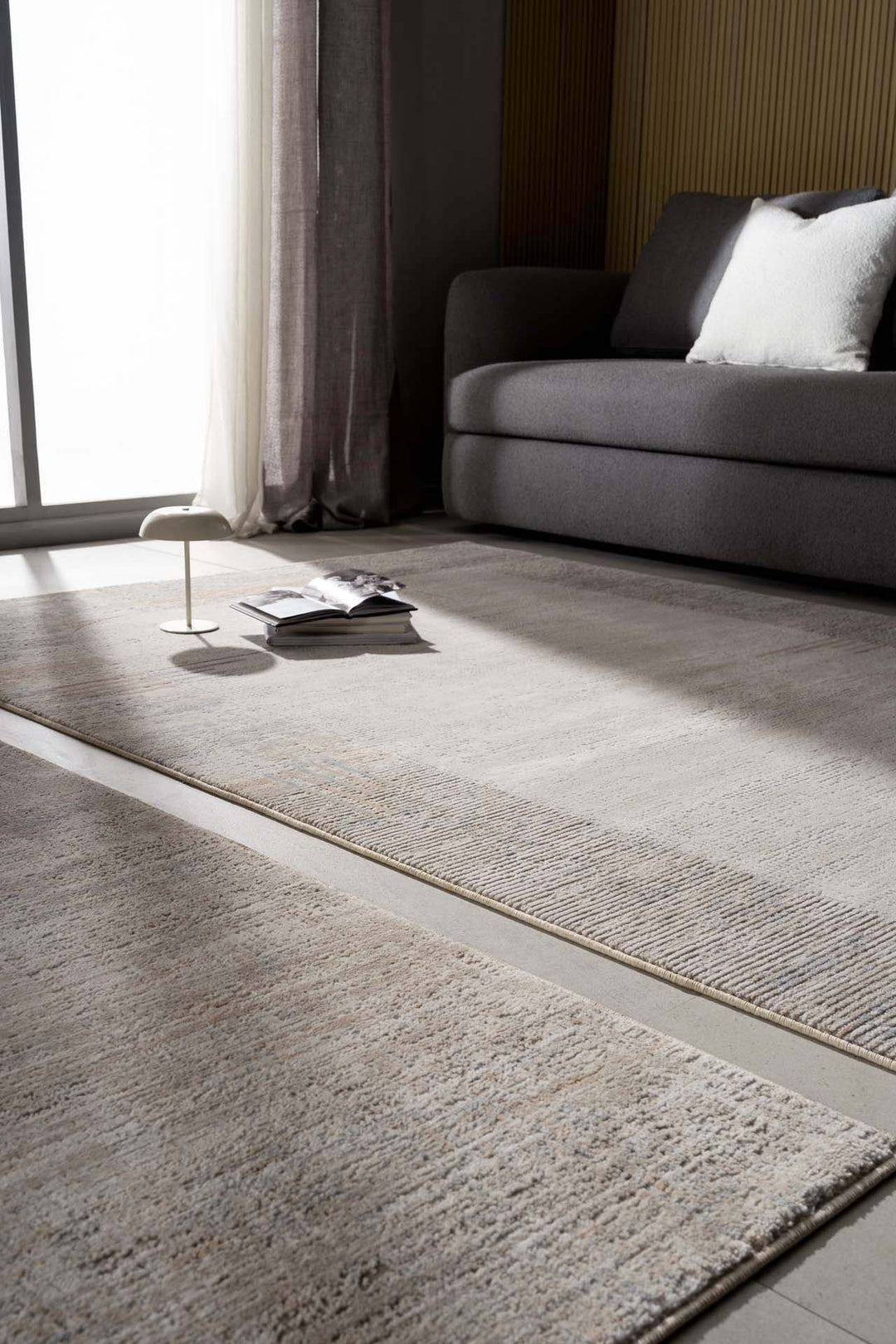 Μοντέρνο Χαλί Μπεζ/Καφέ Πολυεστερικό Mona Royal Carpet 160Χ230 (447 BEIGE/BROWN)