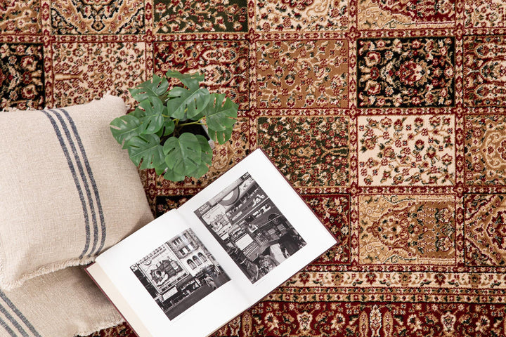Κλασικό Χαλί Κόκκινο από Προπυλένιο Teheran(5093) Royal Carpet 1.33X1.90