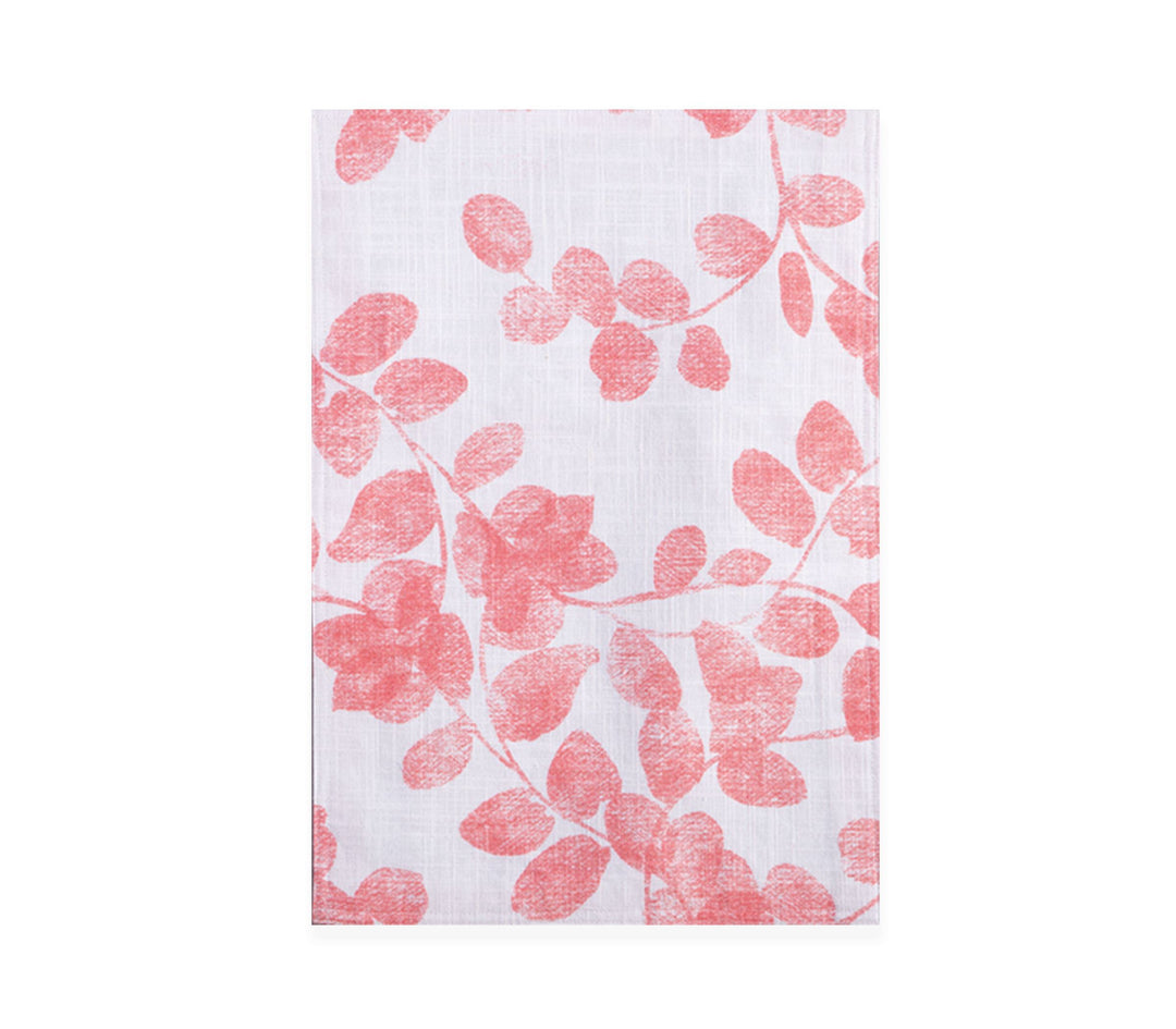 Σουπλά Λευκό Με Κοραλί Σχέδια Santika 33X48 Nef-Nef Homeware