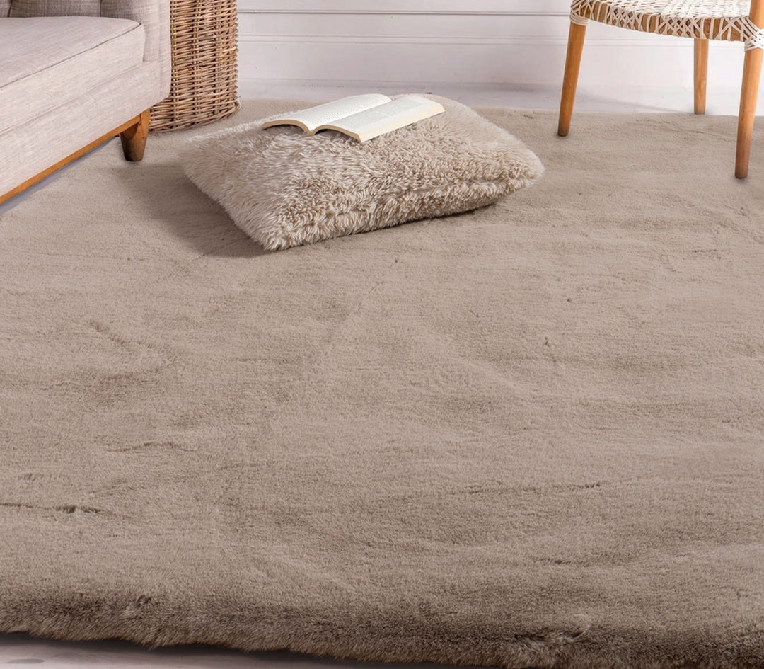 Γούνινο Χαλί Καφέ Estelle Nef Nef Homeware 150X200
