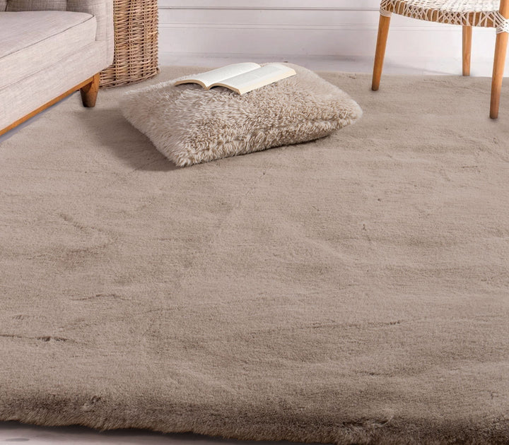 Γούνινο Χαλί Καφέ Estelle Nef Nef Homeware 150X200