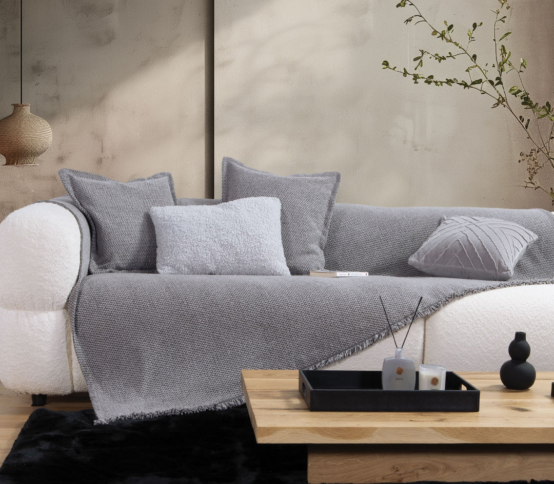 Διακοσμητικό Γκρι Μαξιλάρι Brooklyn 50Χ50 Nef-Nef Homeware
