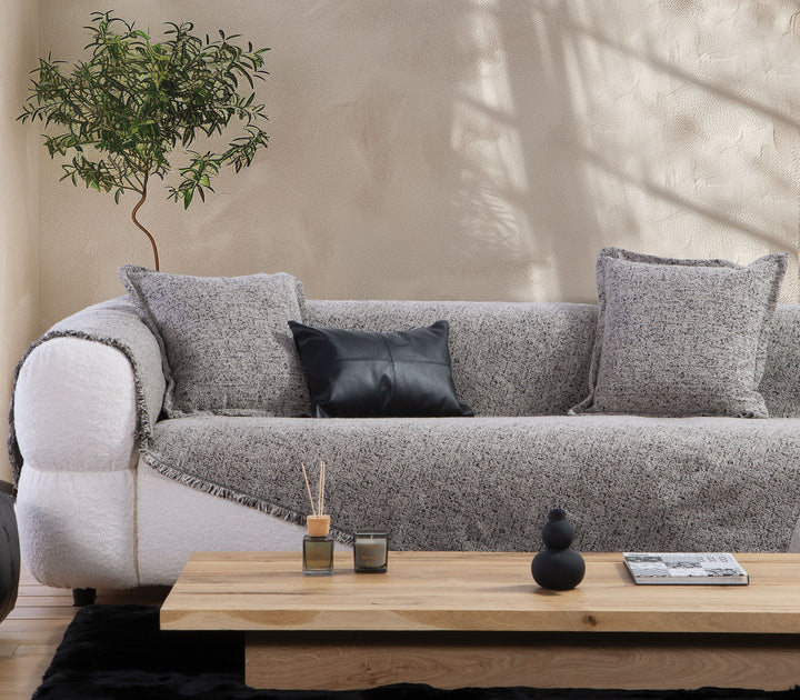 Γκρι Ριχτάρι Διθέσιου Καναπέ Alamo 170X250 Nef-Nef Homeware