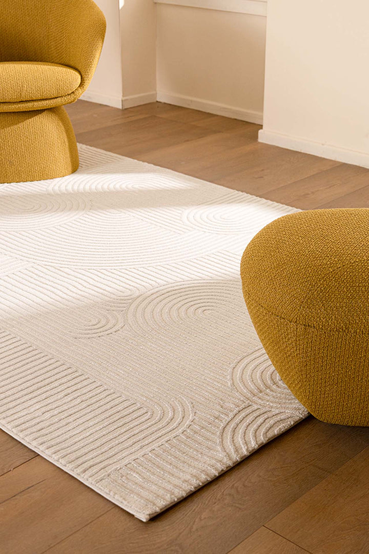 Μοντέρνο Χαλί Εκρού Πολυεστερικό Organic Royal Carpet 2.00X2.90