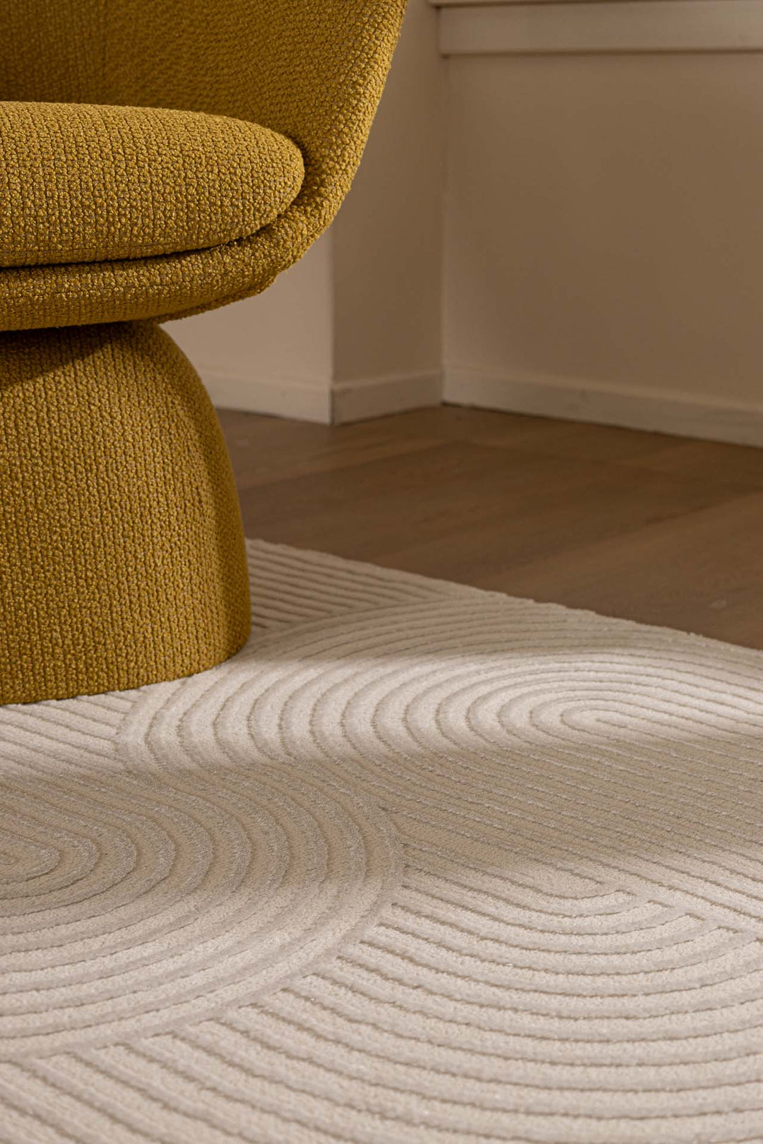 Μοντέρνο Χαλί Εκρού Πολυεστερικό Organic Royal Carpet 2.00X2.90