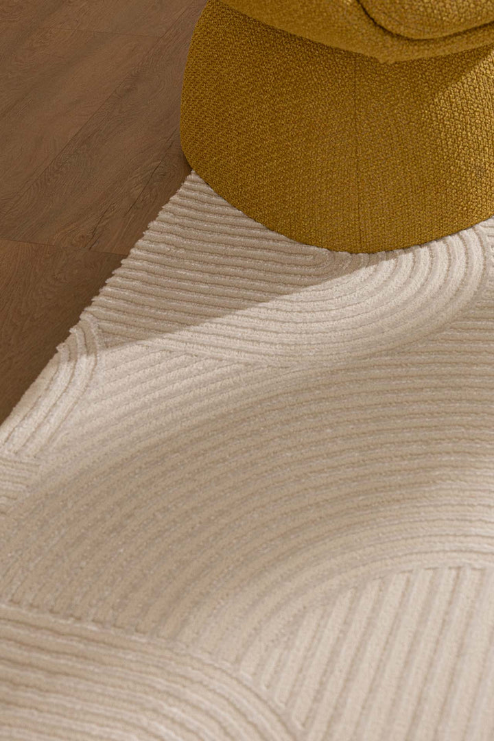 Μοντέρνο Χαλί Εκρού Πολυεστερικό Organic Royal Carpet 2.00X2.90