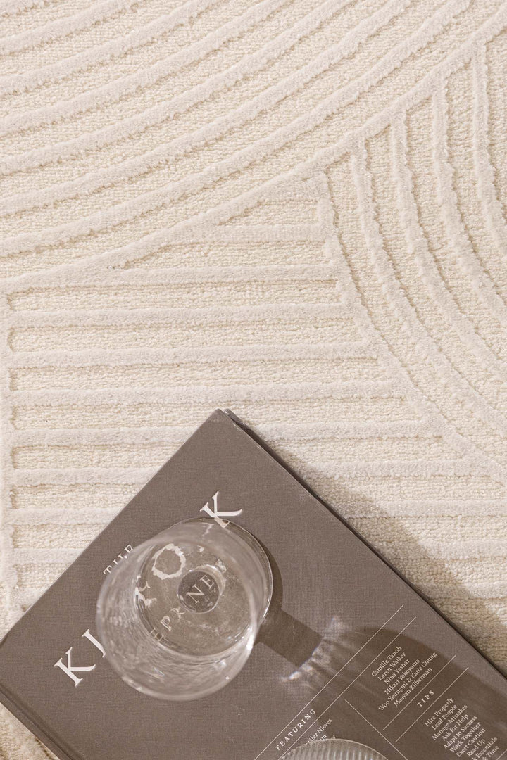 Μοντέρνο Χαλί Εκρού Πολυεστερικό Organic Royal Carpet 2.00X2.90