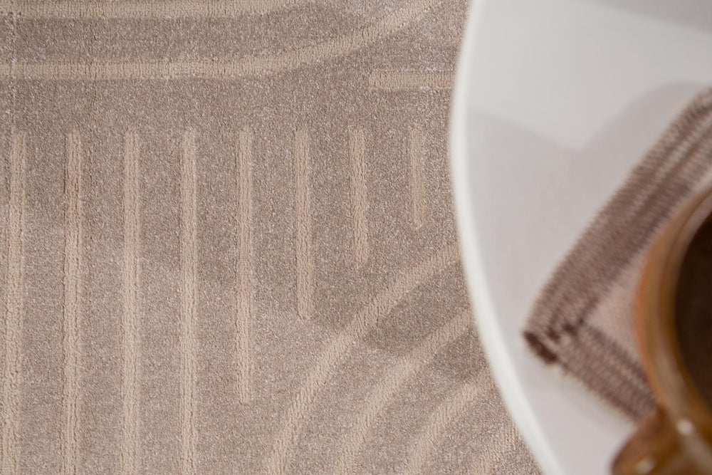Μοντέρνο Χαλί Μπεζ Πολυεστερικό Organic Royal Carpet 1.60X2.30
