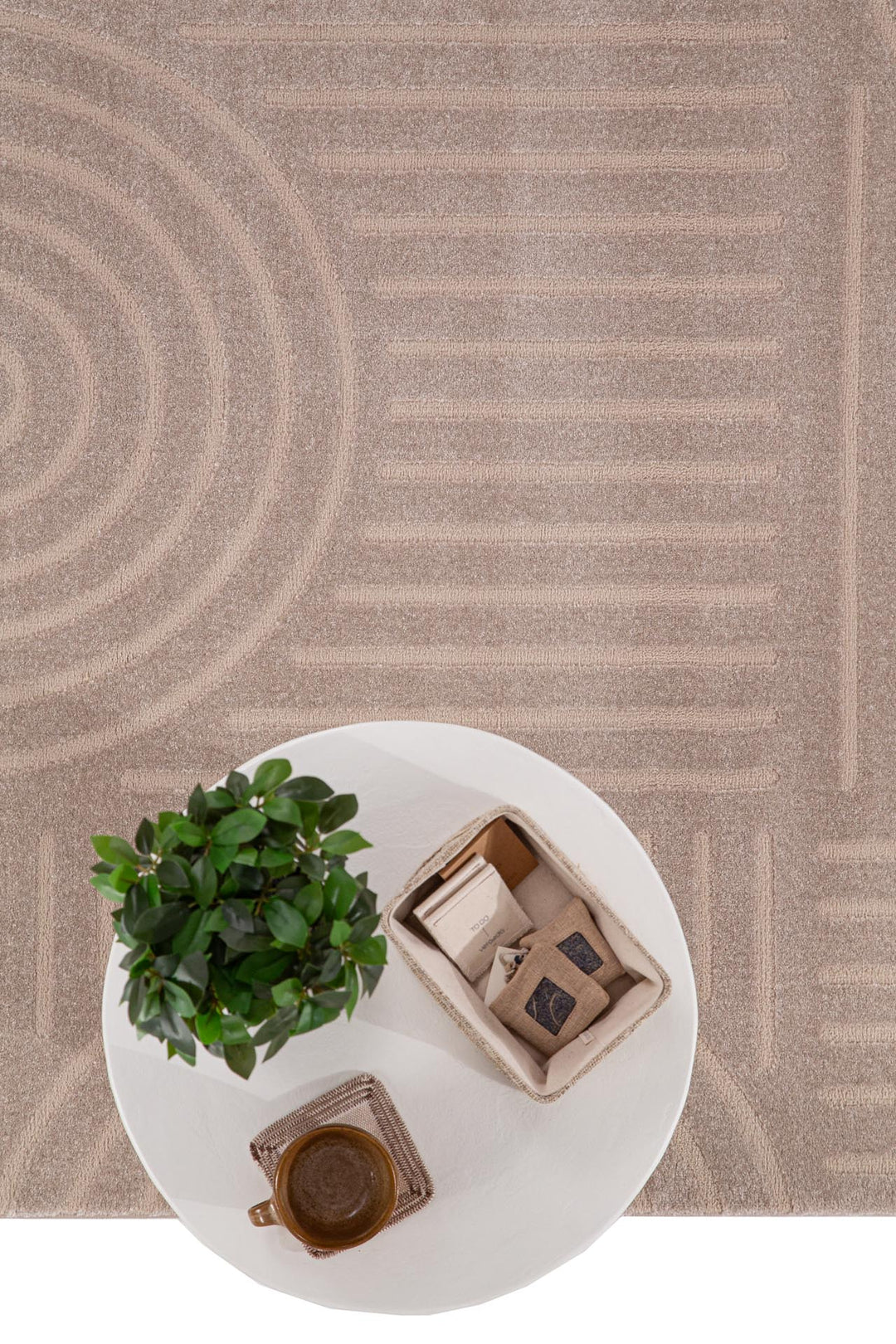 Μοντέρνο Χαλί Μπεζ Πολυεστερικό Organic Royal Carpet 2.00X2.50