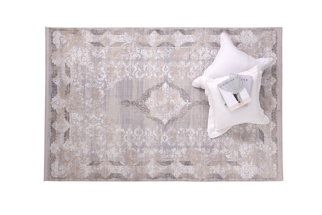 Vintage Χαλί Γκρι Πολυεστερικό Infinity Royal Carpet 1.40X2.00