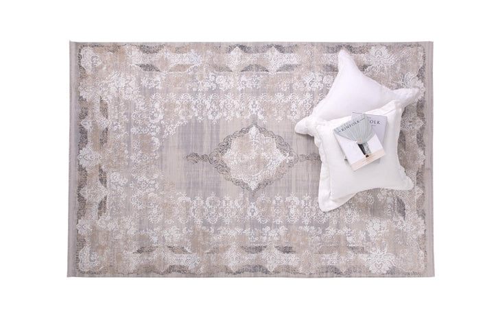Vintage Χαλί Γκρι Πολυεστερικό Infinity Royal Carpet 1.40X2.00