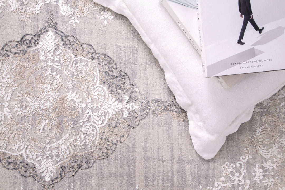 Vintage Χαλί Γκρι Πολυεστερικό Infinity Royal Carpet 1.40X2.00