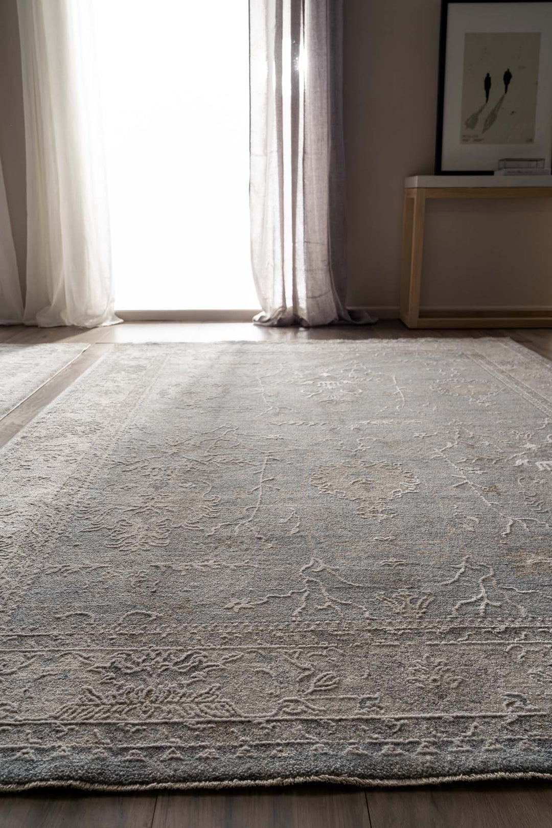 Vintage Χαλί Μπλε Πολυεστερικό Tabriz Royal Carpet 2.40Χ3.60 (590BL)