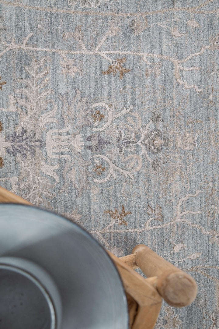 Vintage Χαλί Μπλε Πολυεστερικό Tabriz Royal Carpet 2.40Χ3.60 (590BL)
