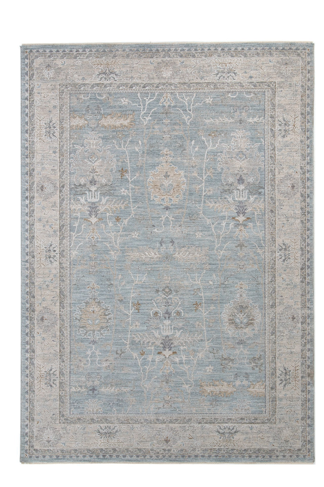 Vintage Χαλί Μπλε Πολυεστερικό Tabriz Royal Carpet 2.40Χ3.60 (590BL)
