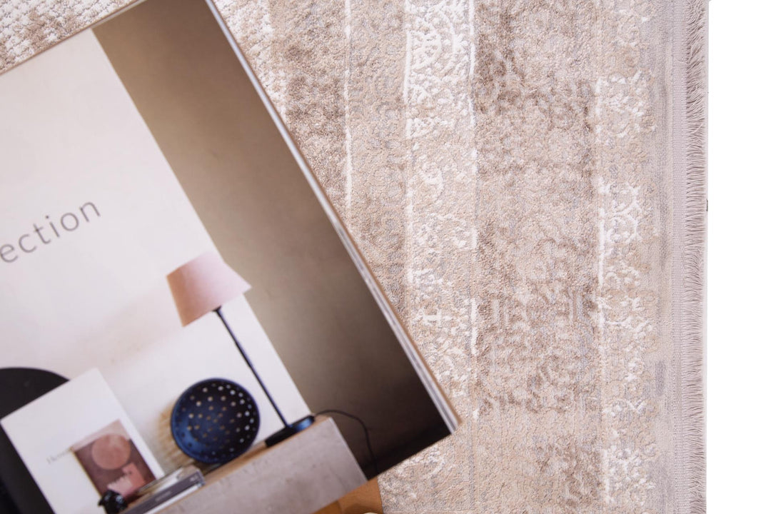 Vintage Χαλί Μπεζ Πολυεστερικό Infinity Royal Carpet 0.70X2.00