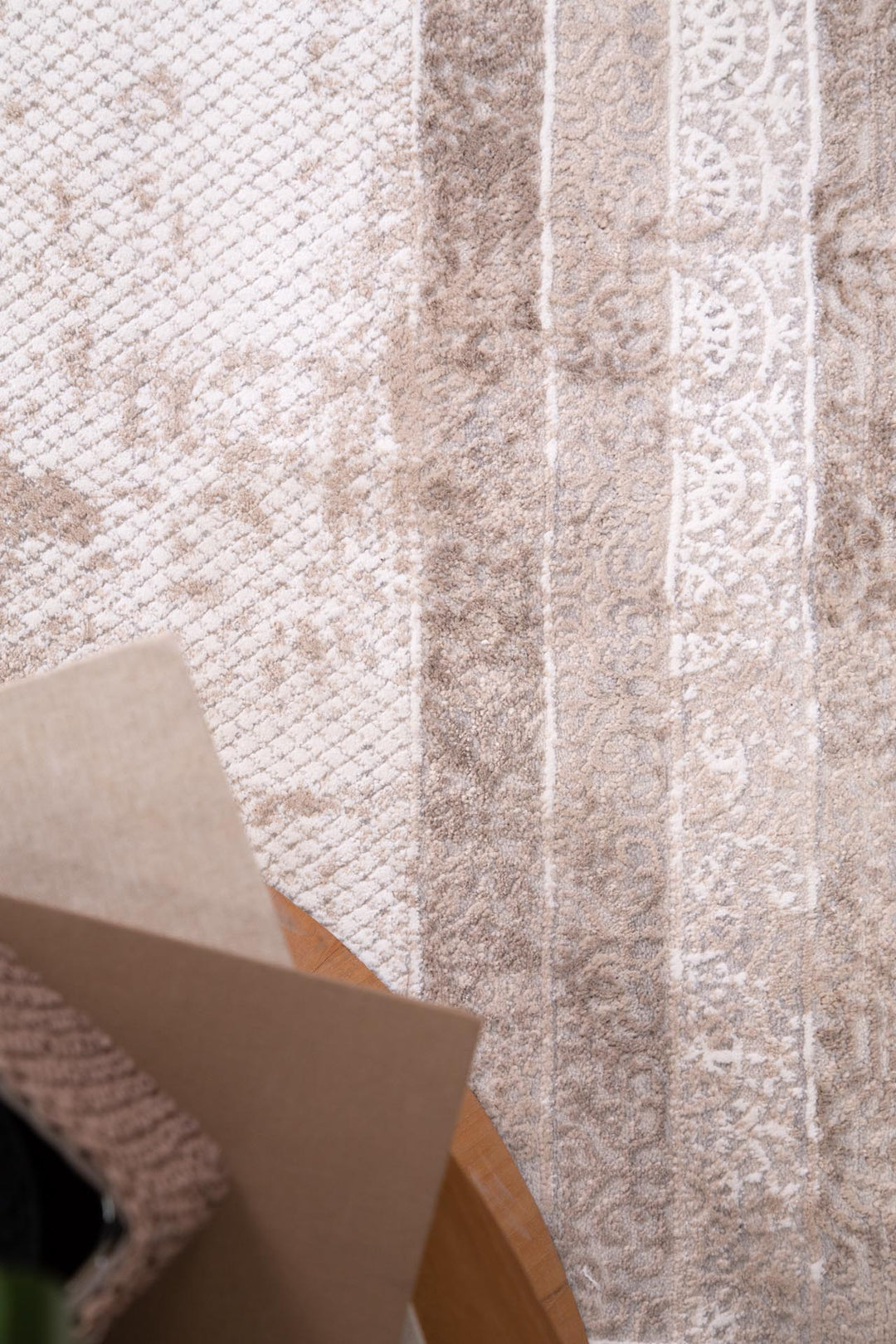 Vintage Χαλί Μπεζ Πολυεστερικό Infinity Royal Carpet 0.70X2.00