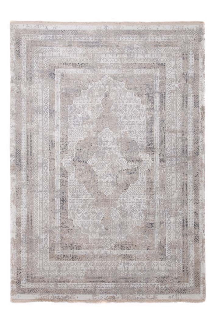 Vintage Χαλί Γκρι-Λευκό Πολυεστερικό Infinity Royal Carpet 2.00X2.90