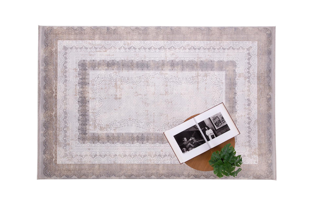 Vintage Χαλί Γκρι Πολυεστερικό Infinity Royal Carpet 2.50X3.50