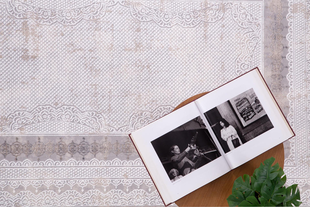 Vintage Χαλί Γκρι Πολυεστερικό Infinity Royal Carpet 2.50X3.50