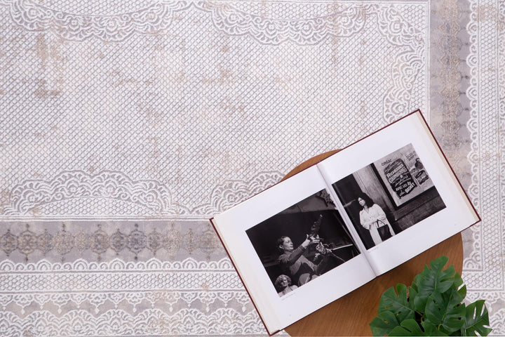 Vintage Χαλί Γκρι Πολυεστερικό Infinity Royal Carpet 2.50X3.50