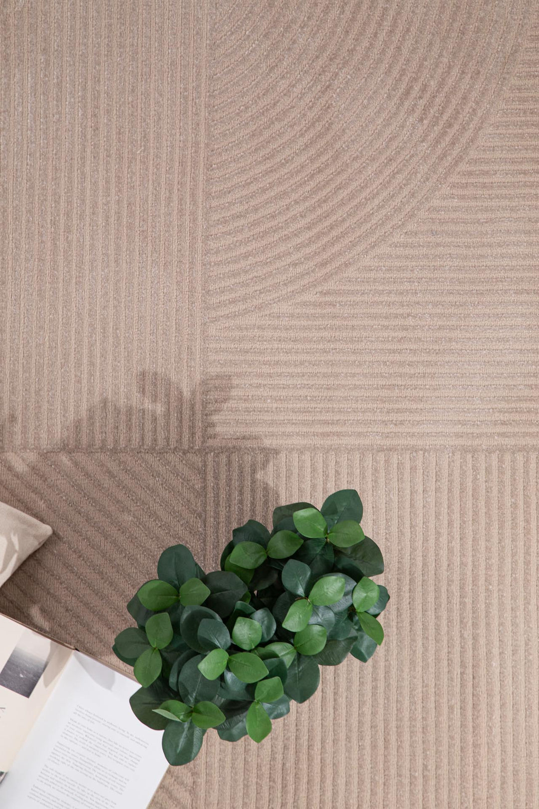 Μοντέρνο Χαλί Μπεζ Πολυεστερικό Organic Royal Carpet 1.33X1.90