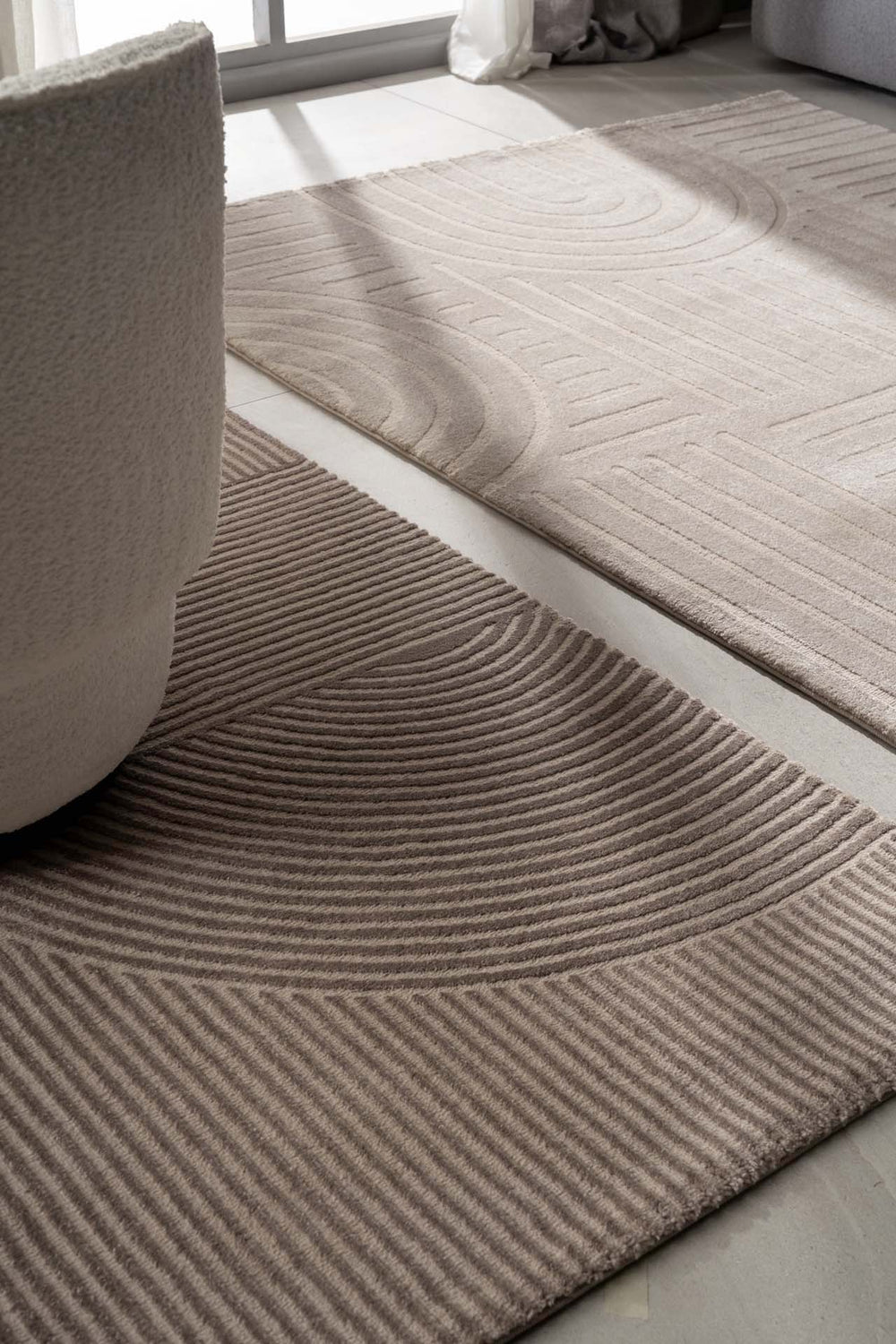 Μοντέρνο Σετ Κρεβατοκάμαρας Σκούρο Μπεζ Organic Royal Carpet
