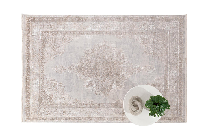 Vintage Χαλί Μπεζ Πολυεστερικό Infinity Royal Carpet 0.70X2.00