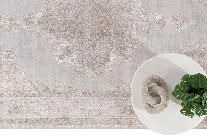 Vintage Χαλί Μπεζ Πολυεστερικό Infinity Royal Carpet 1.60X2.30