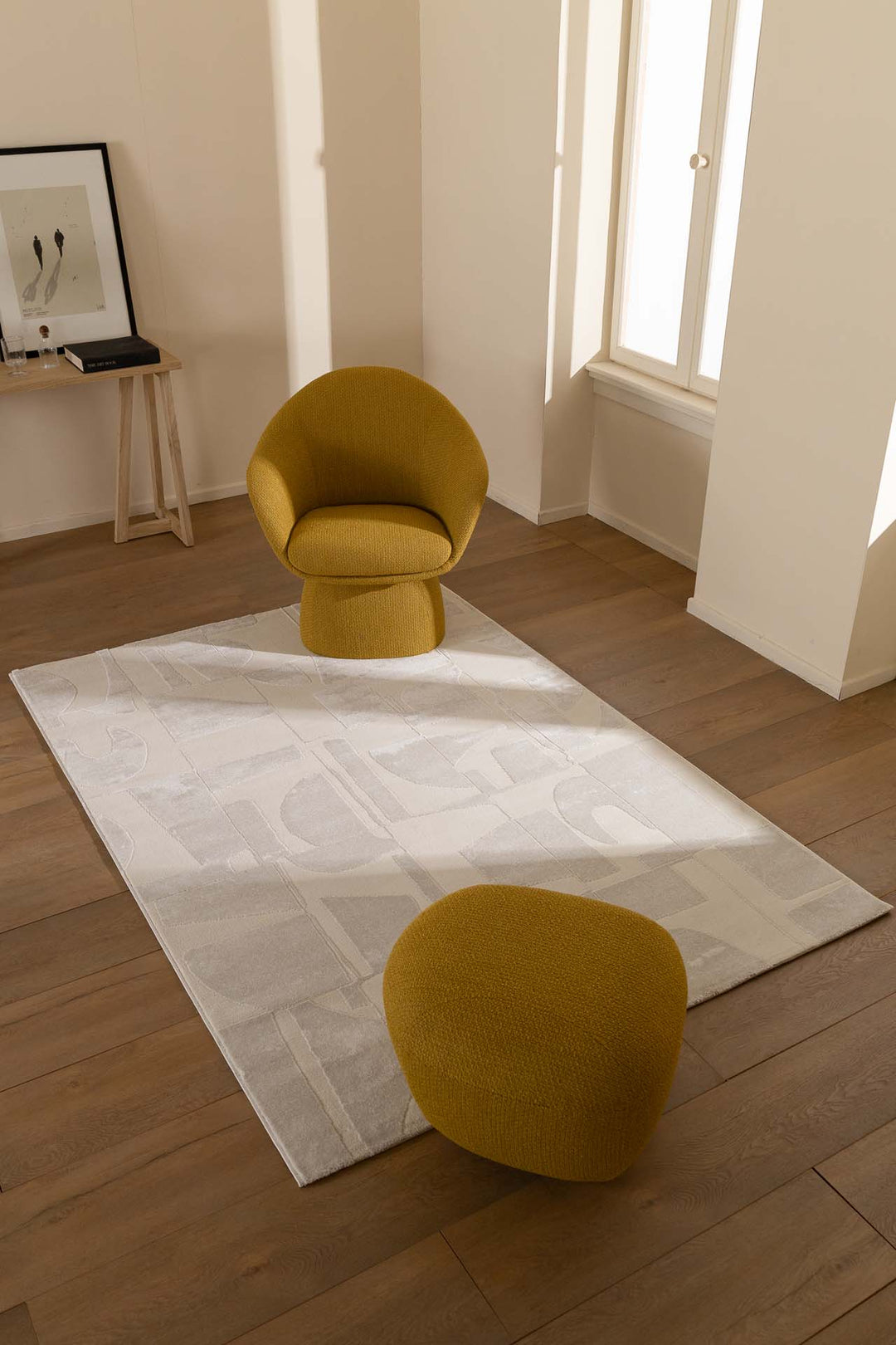 Μοντέρνο Χαλί Εκρού Πολυεστερικό Organic Royal Carpet 240X300 (620ACR)