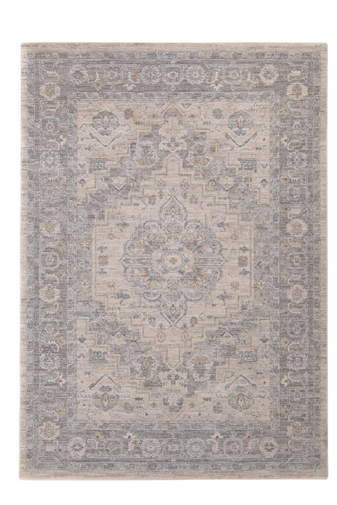 Vintage Χαλί Ανοιχτό Γκρι Πολυεστερικό Tabriz(647) Royal Carpet 2.40Χ3.60