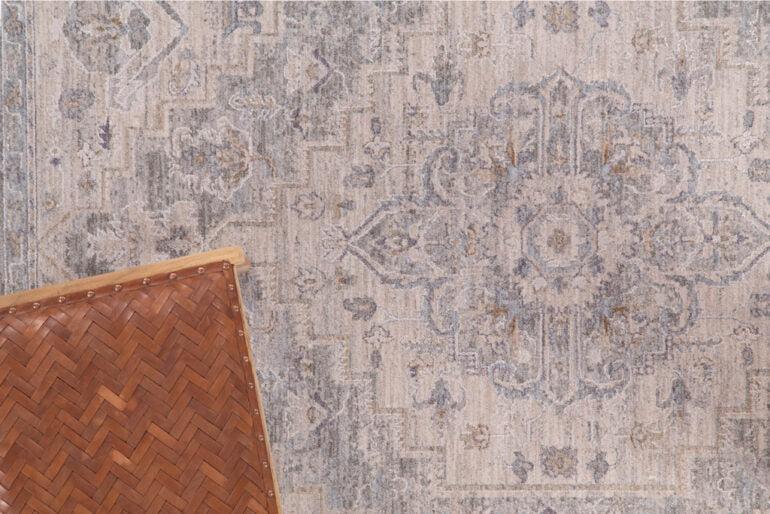 Vintage Χαλί Ανοιχτό Γκρι Πολυεστερικό Tabriz(647) Royal Carpet 2.00Χ3.00