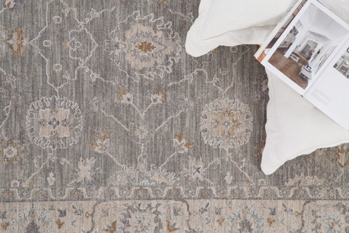 Vintage Χαλί Σκούρο Γκρι Πολυεστερικό Tabriz(662) Royal Carpet 2.00Χ3.00
