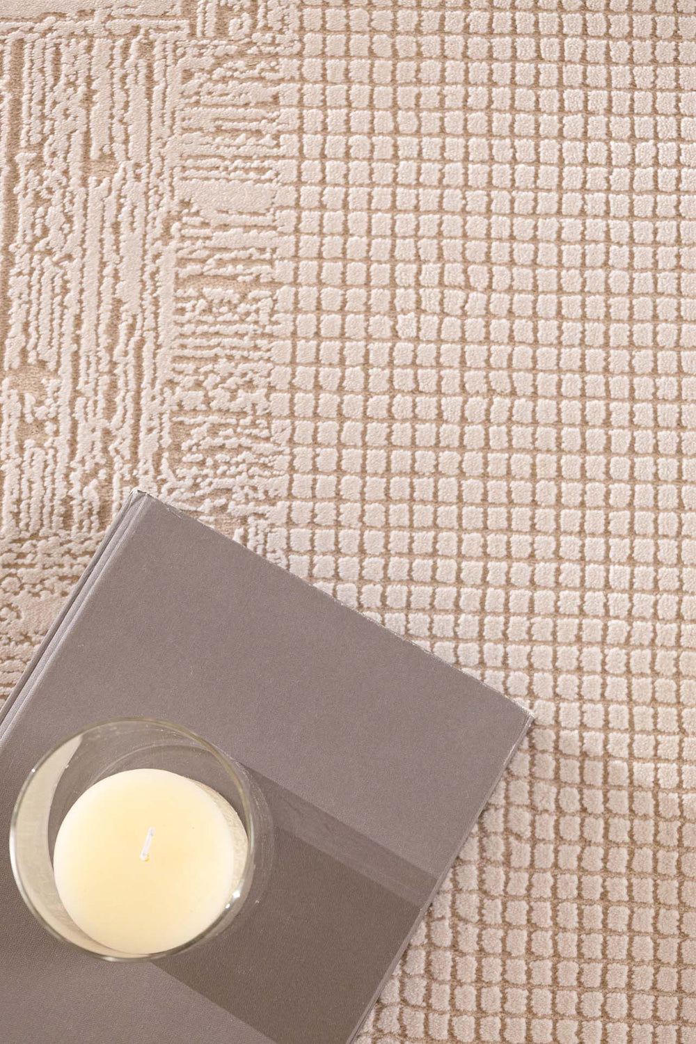 Μοντέρνο Χαλί Μπεζ Bianca 160Χ230 Royal Carpet (680ABEIGE)
