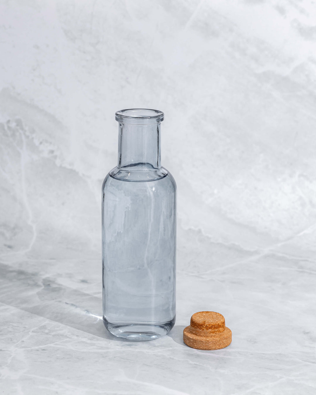 Μπουκάλι Γυάλινο 1000ml με Καπάκι Φελλού Διάφανο Estia
