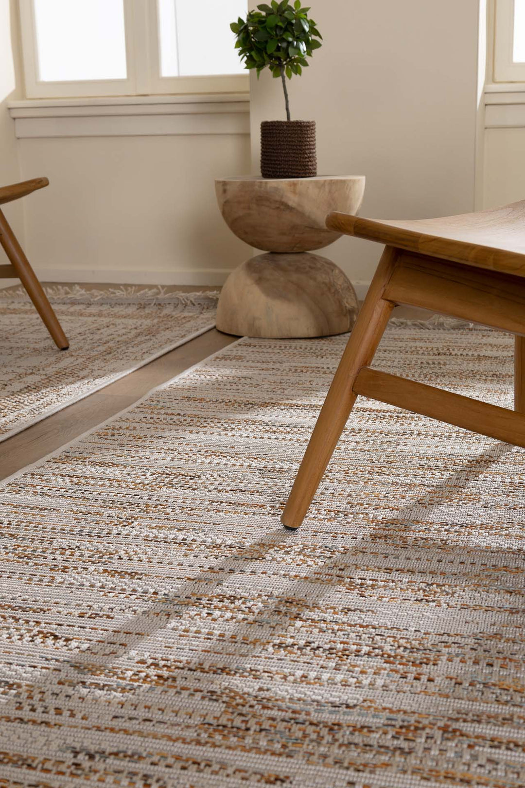 Ψάθινο Χαλί Μπεζ Crete Royal Carpet 2.00x2.90 (70171C)