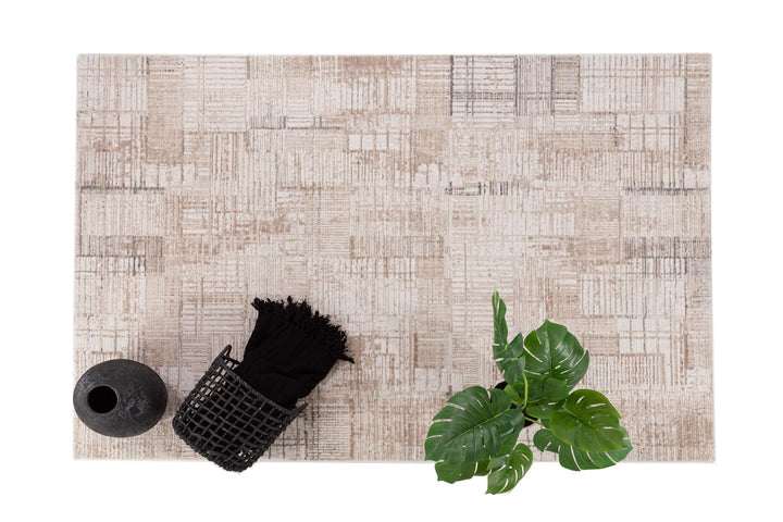 Μοντέρνο Χαλί Μπεζ Πολυεστερικό Madisson(72B) Royal Carpet 1.33X1.90