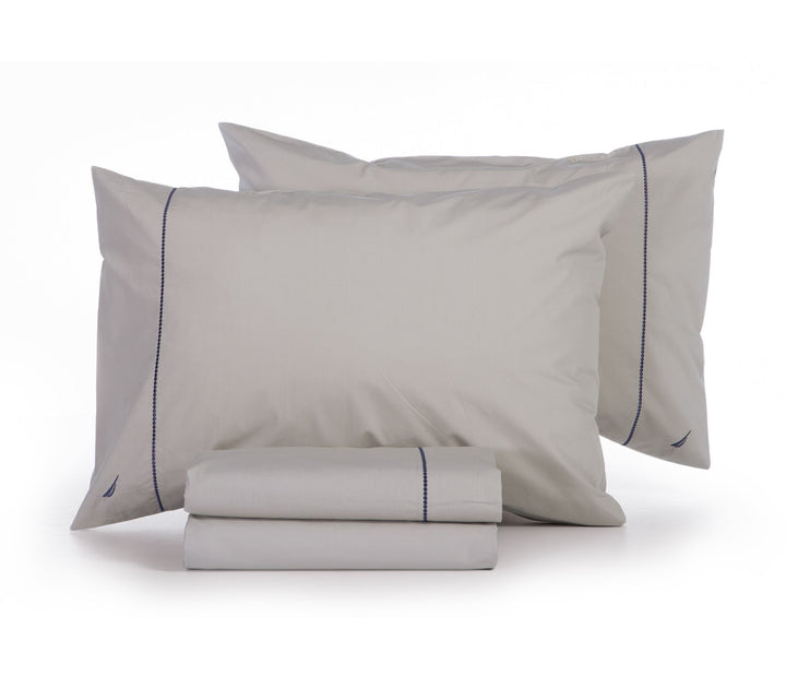 Σετ Σεντόνια  Διπλά Μπεζ-Nau Wave Solid 200X270 Nef-Nef Homeware