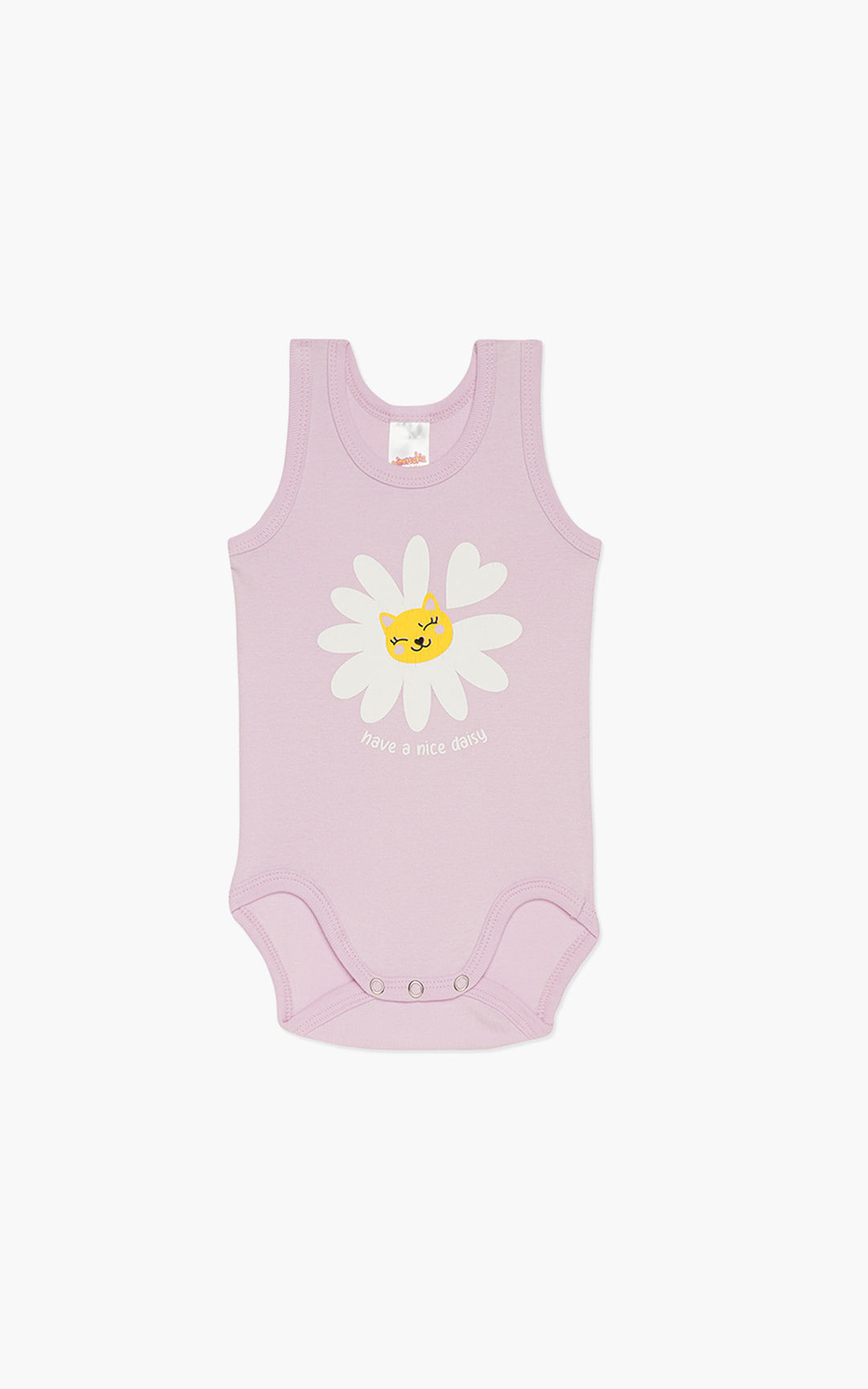 Nice Daisy Αμάνικο Βρεφικό Φορμάκι 3τμχ