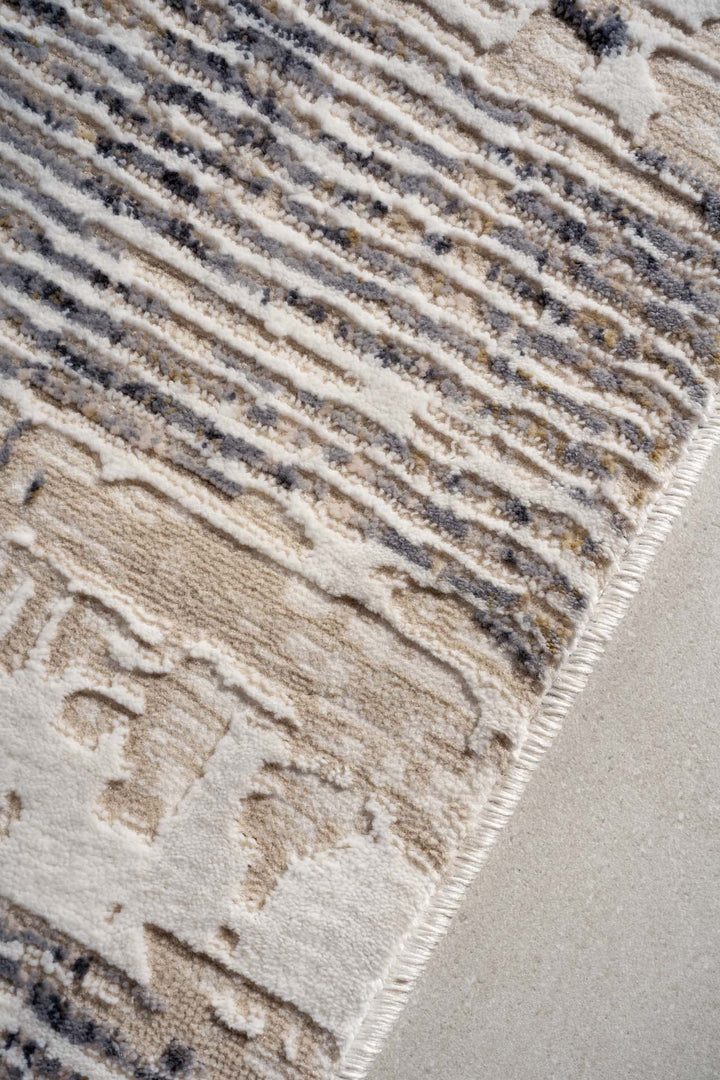 Μοντέρνο Χαλί Γκρι-Μπεζ Πολυεστερικό Madisson(91B) Royal Carpet 2.00X2.50