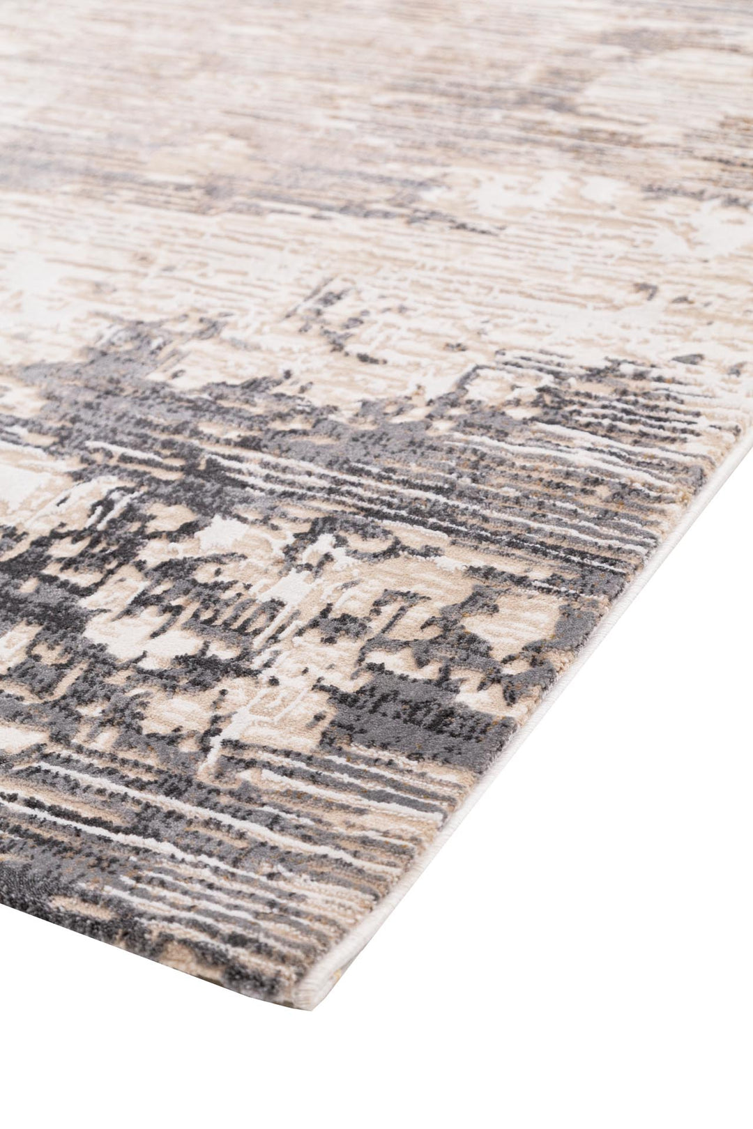 Μοντέρνο Χαλί Γκρι-Μπεζ Πολυεστερικό Madisson(91B) Royal Carpet 1.60X2.30