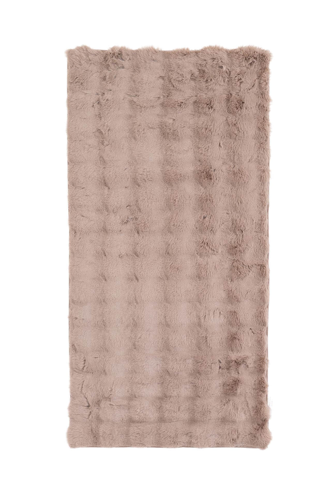 Γούνινο Χαλί Σκούρο Μπεζ Συνθετικη Γούνα Bunny Bubble Canvas Royal Carpet 0.67X1.40