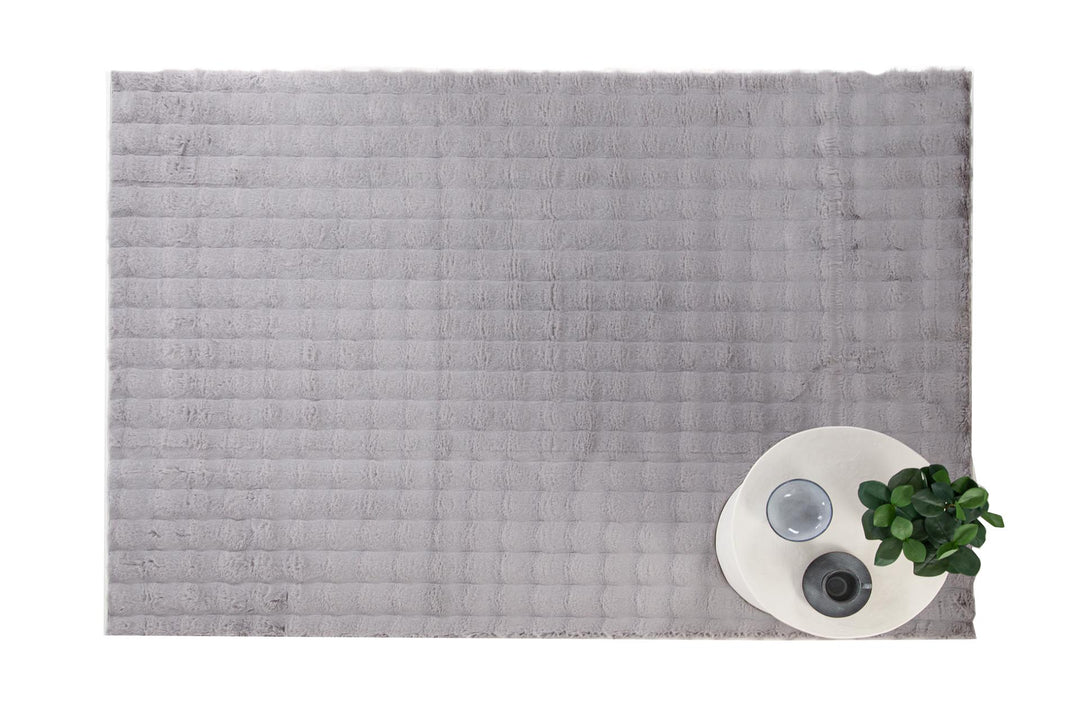 Γούνινο Χαλί Γκρι Συνθετικη Γούνα Bubble Royal Carpet 2.00X2.50